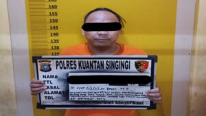 Setubuhi Anak Dibawah Umur Di Osin, Seorang Pria Ditangkap Sat Reskrim Polres Kuansing.