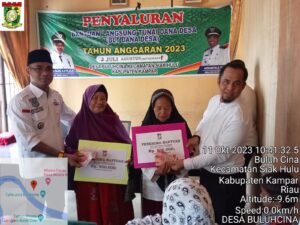 Penyaluran Bantuan Langsung Tunai Dana Desa 2023