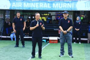 Perkuat Sinergisitas, Polri dan Jurnalis Gelar Seven Soccer