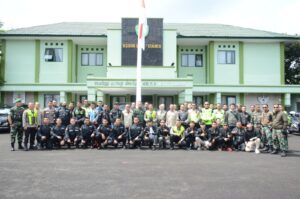 Kodim 0613/Ciamis Gelar Touring sekaligus Meninjau Lokasi TMMD ke-118