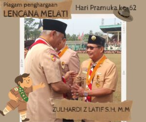 Anggota DPRD Padang Zulhardi Terima Penghargaan Lencana Melati dari Ketua Kwartir Nasional Gerakan Pramuka