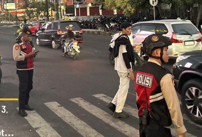 Personel Samapta Polresta Manado Gencar Lakukan Pos Cakalang Pagi, Cegah Kemacetan dan Wujudkan Kamseltibcar Lantas