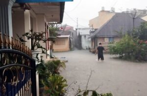 Diguyur Hujan Deras, Sejumlah Wilayah di Siantar Terendam Banjir