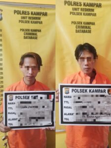 Pencuri dan Penada Sepeda Motor Ditangkap Polsek Kampar