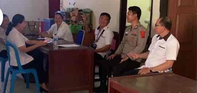 Satgas Preventif OMB Polresta Manado Intensifkan Patroli di Sekretariat Panwascam Malalayang untuk Menjaga Keamanan Pemilu