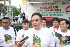 Deklarasi Pemilu Damai Tahun 2024 Mahasiswa dan Anak Muda di Hadiri Kapolda Riau