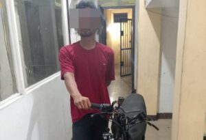 Pelaku Curanmor di Bengkel Siregar Service Ditangkap