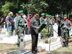 Serda Syaiful Korban Laka di KM 10,5 Dimakamkan Secara Militer