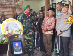 Kapoldasu Melayat Alm Serda Saiful Anwar Korban Laka di Simalungun