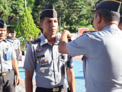 Lapas Kls llB Bitung Melaksanakan Kegiatan Pengukuhan Satuan Operasional Kepatuhan internal