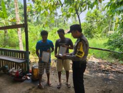 Polsek Kuantan Mudik Lakukan Giat Preemtif Dan Preventif Antisipasi Karhutla dan Cooling System Pemilu 2024