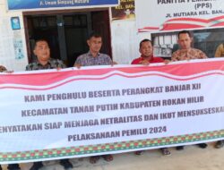 WUJUD COOLING SYSTEM LURAH DAN PENGHULU NYATAKAN SIAP JAGA NETRALITAS PADA PEMILU 2024.