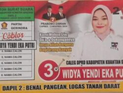 Widya Yendi Eka Putri Caleg DPRD Kuansing Partai Gerindra Siap Bertarung Dapil 2