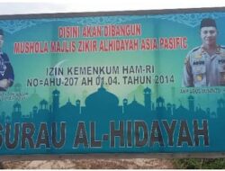 Kapolsek Singingi Hilir Akp Agus Susanto, MH Dirikan Musola ( Surau Al-Hudayah