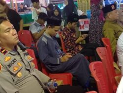 Polsek Singkil Amankan Kegiatan Pembukaan Plaza Ramadhan 13 1445 H/2024 di Lapangan Ternate Baru