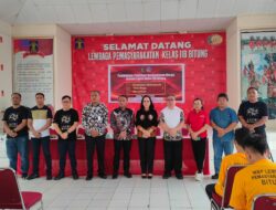 Lembaga Pemasyarakatan (Lapas) Kelas IIB Bitung Kanwil Kemenkumham Sulawesi Utara menggelar pelatihan kemandirian bagi warga binaan.