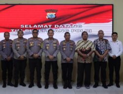 Kunjungan Puslitbang Polri Untuk Supervisi dan Penelitian Diterima oleh Kapolresta Manado Bersama PJU Polresta