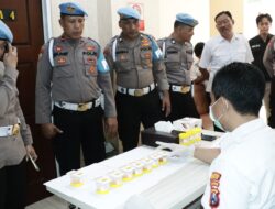 Polda Jatim Test Urine Personel Polres Gresik, Upaya Pencegahan Penyalahgunaan Narkoba