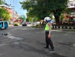 Sat Lantas Polresta Manado Gelar Operasi Pos Cakalang Cegah Kemacetan dan Pelanggaran Jalan Raya