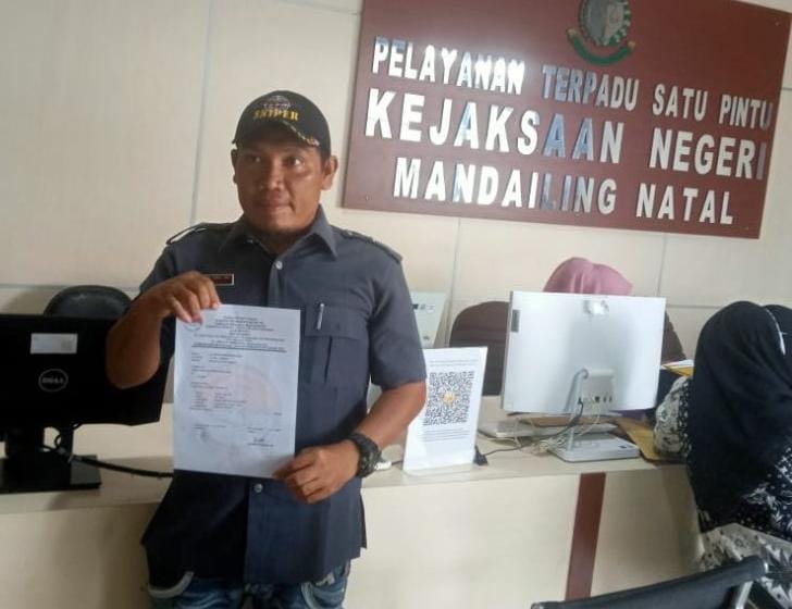 Penyalahgunaan Dana BOS, Kepsek SMPN 4 Natal di Laporkan LSM KPK-RI