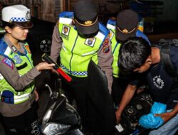 42 Sepeda Motor Terjaring Dalam Patroli Polres Tebing Tinggi.