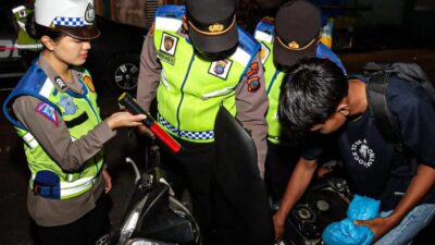 42 Sepeda Motor Terjaring Dalam Patroli Polres Tebing Tinggi