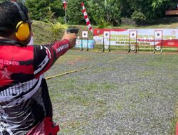 Hut Bhayangkara Ke-78 Kapolresta Manado Ikuti Kegiatan Lomba Menembak “Kapolda Cup”