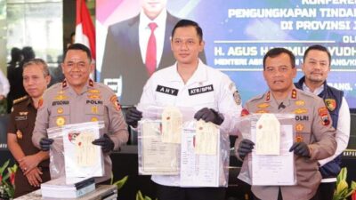 Menteri ATR BPN Ungkap Kasus Mafia Tanah Terbesar Skala Nasional