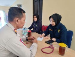 Dokkes Polres Metro Depok Lakukan Pemeriksaan Kesehatan Anggota Pengamanan Ops Mantap Praja 2024