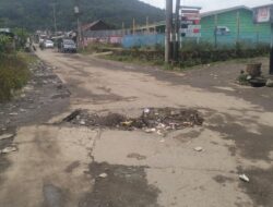 Gorong Gorong di Saribudolok Ambruk, Diduga Dampak Truk Proyek Over Tonase