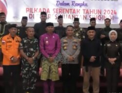 Pjs Bupati Kuansing, Sri Sadono Mulyanto Hadiri Deklarasi Damai Pilkada 2024