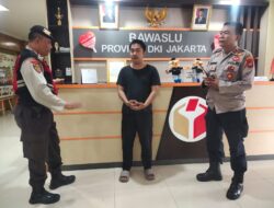 Polisi Gelar Patroli Dialogis di Kantor Bawaslu DKI