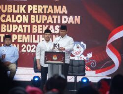 Kapolres Metro Bekasi Bersama Forkopimda Kab. Bekasi Hadiri Debat Publik Pertama Calon Bupati dan Wakil Bupati Kabupaten Bekasi 2024