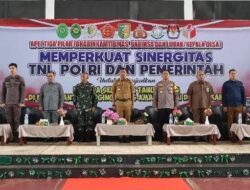 Polres Kuansing, TNI Bersama Pemerintah Kabupaten Deklarasi Tiga Pilar.